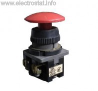 Выключатель кнопочный КУ 02 - Промышленное электротехническое оборудование, "ЭЛЕКТРОСТАТ", Нижний Тагил